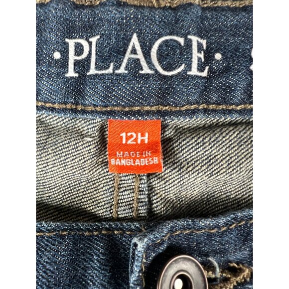 Bundle The Childrens Place Straight Fit Jeans 12H Blue Denim Boys Casual Wear - Picture 5 of 16